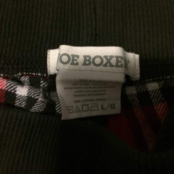 🔥Host pick:Women’s Joe Boxer Pyjama Pants Large/Medium Red/Black/W Plaid Cotton - Picture 3 of 3